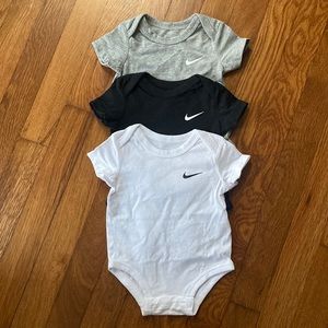 Set of Three Nike Short Sleeve Onsie